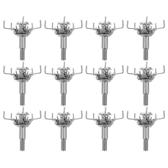 12 puntas de flecha para tiro con arco al aire libre, ideales para la caza menor con arcos compuestos y práctica de tiro al blanco.