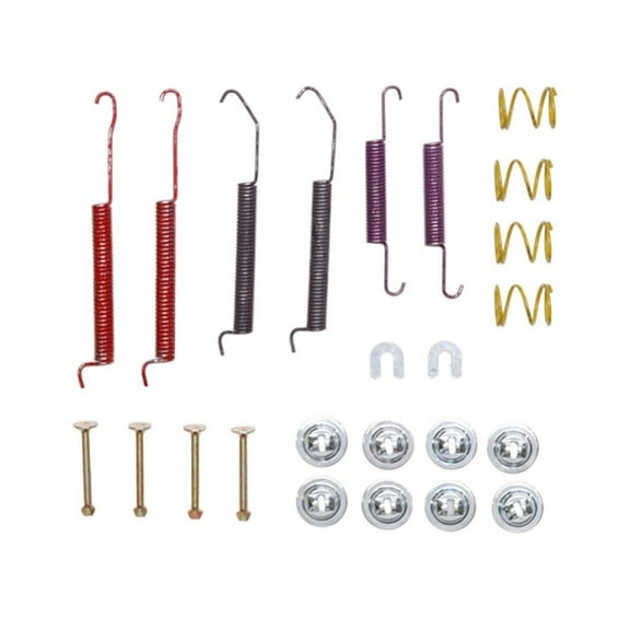 KarParts360 For Toyota Corolla 2003 04 05 06 07 2008 Drum Brake Hardware Kit | Rear | With Colored Springs