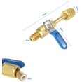 thumbnail image 2 of Valve à Bille Réfrigérante pour Climatisation 1/4 Pouce SAE, R410A R134A AC HVAC, 3 Pcs, 2 of 8