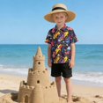 thumbnail image 6 of Dailycode Small Short Sleeve Button Down Shirts Cartoon Skate Casual Shirt 3-10 Years, 6 of 9