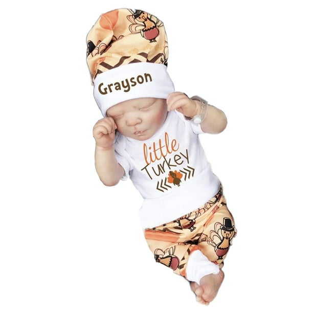 Ma&Baby Unisex Newborn Baby Boy Girls Thanksgiving Outfit Infant Little  Turkey Clothes Romper Pants - Walmart.com