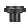 thumbnail image 3 of Andoer 1.25-T2- Adapter Ring Photography Accessory Replacement for  Camera 1.25 Inch Eyepiece T2 Telescope for Scenery Photography Astrophotography, 3 of 7