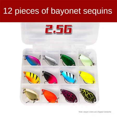 Metal Spoon Fishing Lure Swim Bait Set for Lake Sea Carp Bass Wobbler Spinner Trout Jig Hard Box Kit Accessories