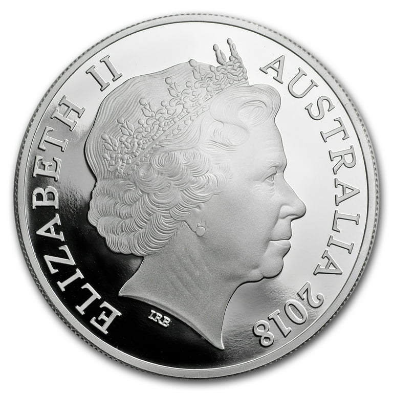 2018 Australia 1 oz Silver 25th Anniversary Kangaroo (F15