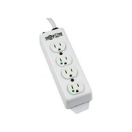 UPC: 0037332118479 | Tripp Lite Medical-Grade Power Strip with 4 Hospital-Grade Outlets 15 ft. Cord NOT for Patient-Care Vicinity – UL 1363 (PS-415-HG)