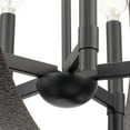 thumbnail image 6 of P400392-31M Progress Lighting Allegheny - 6 Light Chandelier-35.5 Inches Tall and 32 Inches Wide-Matte Black Finish, 6 of 16