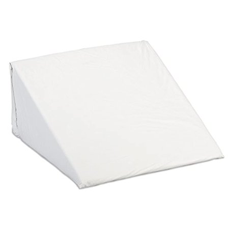 Rolyan Bed Wedge, 7" Rise, 16 Degree Angle, Set of 1, Comfortable Foam Bed Pillow, Supportive Upper Body and Back Support for Sleeping and Breathing Help, Bed Wedge with Firm Foam and Vinyl Cover