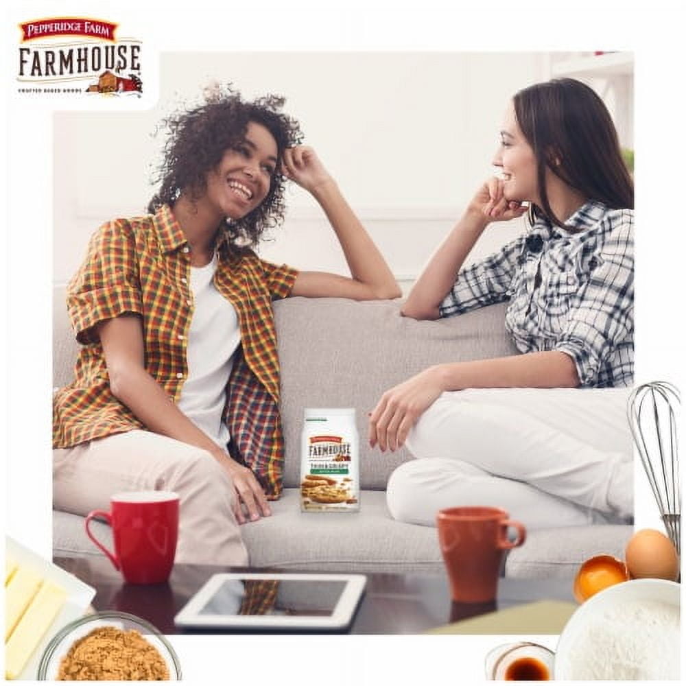 2X-Pepperidge Farm Farmhouse Thin & Crispy Butter Pecan Cookies - 5.9 oz - 12 ct
