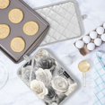 thumbnail image 5 of 2 Pack Pot Holders for Kitchen Heat Resistant Hot Pads Sets for Cooking Baking Ink Wash Style Roses, 5 of 7