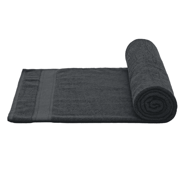 35x70 Oversized Bath Sheet, 100% Cotton Bath Towel for Bathroom, Super Soft, High Absorbent Towel MoNiBloom Color: Gray