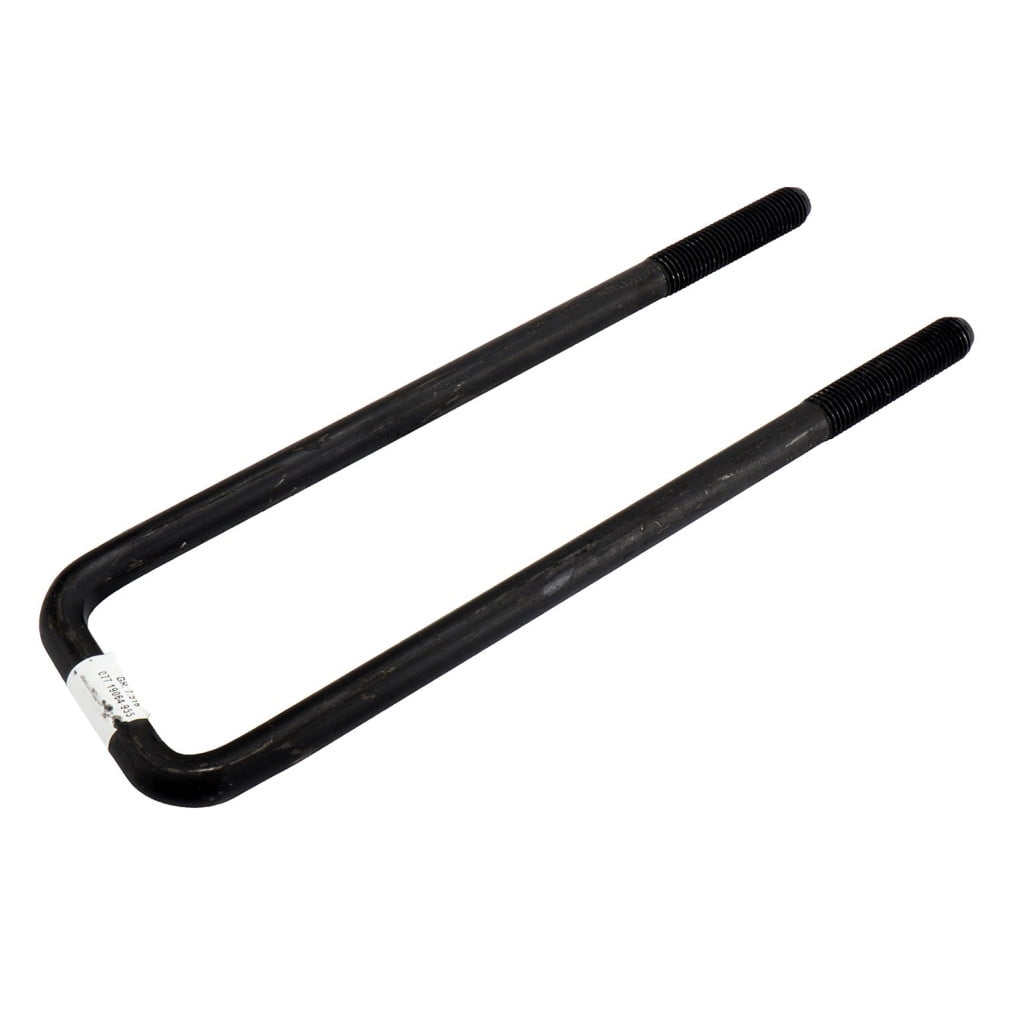 KarParts360 For GMC Savana 4500 2009-2023 Leaf Spring U-Bolt Rear | Steel | Black | 2.579 Inches Inside Width 11.614 Inches Inside Length 16 Millimeters Thread Diameter