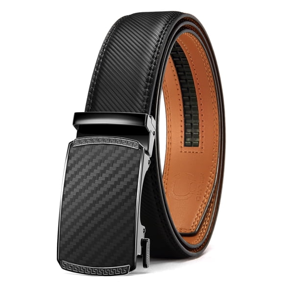 Cinturón de Cuero CHAOREN para Hombre con Hebilla de Ráchetl Ajustable