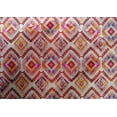 thumbnail image 5 of oneOone Cotton Silk Red Fabric Ikat Craft Projects Decor Fabric Printed By The Yard 42 Inch Wide, 5 of 5