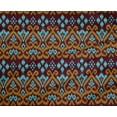 thumbnail image 4 of oneOone Tissu Polyester Lycra Tissu Imprimé Ikat à Tourbillon au Mètre 56 Pouces de Large, 4 of 4