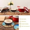 thumbnail image 6 of SKYSONIC 2 Pack Beach Sea Shell Starfish Trivet Mat Summer Seashell Pot Holders Set Hot Pads Potholder Cotton for Kitchen Weave Pot Mat Cooking Baking Decor Home, 6 of 7