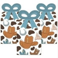 thumbnail image 2 of Big Dot of Happiness My First Rodeo - Square Favor Gift Boxes - Little Cowboy 1st Birthday Party Bow Boxes - Set of 12, 2 of 8