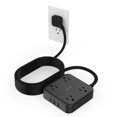 thumbnail image 1 of Cable de extensión TESSAN Protector contra sobretensiones de 15 pies con 4 salidas, 3 USB, 1 of 6