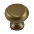 thumbnail image 2 of Residential Essentials 10206BK Mushroom Cabinet Knob- Black, 2 of 6