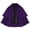 Purple, variant on YTCAMLO Two Tier Flared Hem Lace Up Front Shoulder Cloak, Medieval Vintage Short Cape Poncho, Soft Comfort Cape Wraps