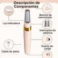 thumbnail image 3 of Removedor de Callos Eléctrico Blanco Portátil Impermeable, Multifuncional para Pies y Uñas, 3 of 7
