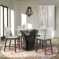thumbnail image 2 of Picket House Furnishings Simms 5 Piece Round Counter Height Dining Set in Brown, 2 of 2