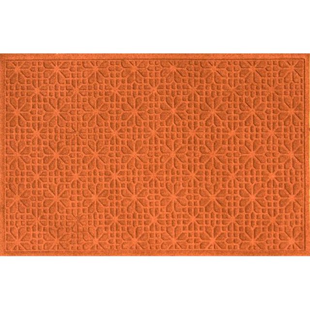 707670035 Water Guard Stained Glass Mat in Orange - 3 ft. x 5 ft.