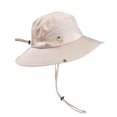 thumbnail image 1 of EeaseMX Sombreros de pesca con protección solar para exteriores, protección UV, malla transpirable, ala ancha y cordón ajustable para acampar, senderismo y montañismo (beige)., 1 of 8