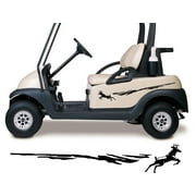Jumping Buck Golf Cart Decals Accessories Side by Side Racing Stickers Graphics GCTT04