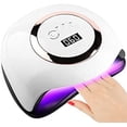 thumbnail image 3 of Secador de uñas con lámpara UV, secador de uñas profesional de 168 W con sensor automático, pantalla LCD, 4 temporizadores 10/30/60/99 s, lámpara secadora de uñas UV con pantalla LCD inteligente para, 3 of 5