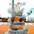 thumbnail image 3 of 100pcs Toppers Toppers Snowflake Picks Picks Decoración de cupcake suministros de fiesta de cumpleaños, 3 of 4