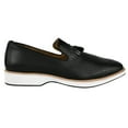 thumbnail image 5 of LIBERTYZENO Mens Faux Leather Casual Loafers Shoes, Black, 5 of 7