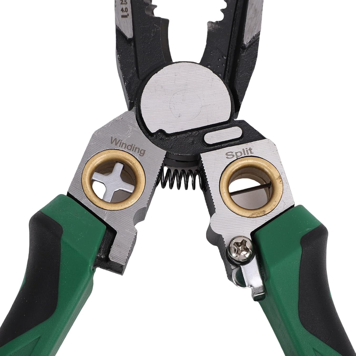 Wire Stripper, 8 in 1 Cable Cutter Crimper with Voltage Tester, Electric Wire Stripper Tool Crimper for Copper Aluminum Steel Wires, Cable Stripper for Sharpening, Cutting