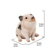thumbnail image 4 of Hi-Line Gift 87685-A Chubby Piglet Sitting-Pink with Black Spots, 4 of 6