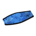 thumbnail image 1 of Máscara de buceo Cola Acolchado Neopreno Correa Cabello Envoltura Azul, 1 of 5