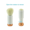 thumbnail image 4 of SHARE SUNSHINE Dual End Makeup Brush White Retractable for Blush Foundation Eyes, 4 of 7