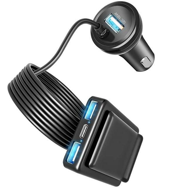 Guardoinrt 1/2/3/5 Universal Compatibility For Convenient Charging Car Usb Recharger Adapter Black 1PCS