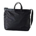 thumbnail image 3 of Bolsa deportiva de gimnasio con correa de hombro ajustable, bolsa de fin de semana, bolsa de viaje ligera Negro L, 3 of 9