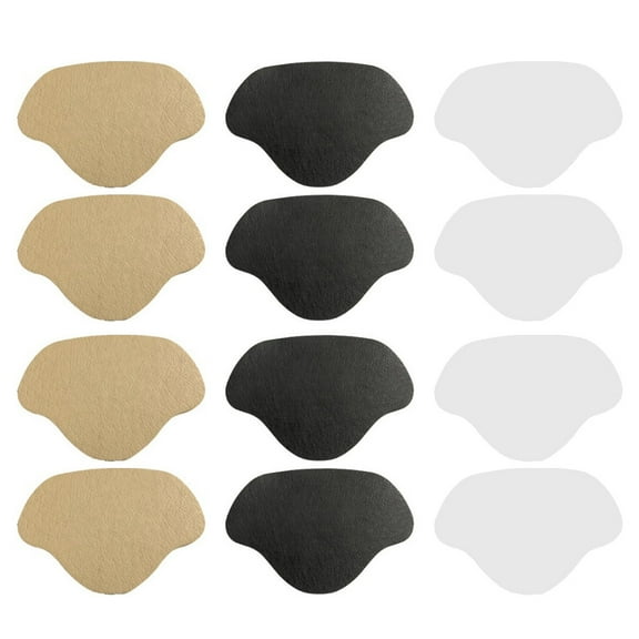 PTOOTP Yellow Synthetic Heel Pads, 12 Pairs Anti-Wear Heel Protectors to Prevent Calluses and Discomfort from High Heels