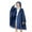 Dark Blue, variant on Unisex Cape Coat Lightweight Windproof Outdoor Rain Poncho Color Block Design All Seasons Wear Comfortable Durable Water-