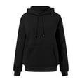 thumbnail image 4 of larppty Hoodies for Women, Fall Pullover Sweatshirt, Oversized Lightweight Sweatshirts (Black, XS), 4 of 6