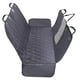 thumbnail image 1 of Funda de asiento para perros VIVAGLORY para asiento trasero con ventana de malla negra, 1 of 7