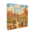 thumbnail image 4 of Stupell Industries Desert Canyon Path Landscape Painting Gallery Wrapped Canvas Art Print Wall Art, 24 x 24, 4 of 8