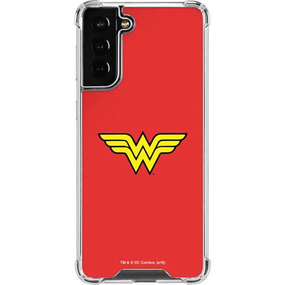 Skinit DC Comics Wonder Woman Official Logo Galaxy S22 Plus Clear Case
