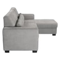 thumbnail image 3 of Sofá Love Chaise Derecho en L Eros 3 Plazas Gris para Sala, 3 of 8