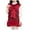Red, variant on Girls' Sequin Dress A-Line Sleeveless Sparkly Gown Party Dresses with Big Bow for Kids 2-11 Years, Beige