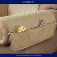 thumbnail image 4 of CHOK 2024 1-Piece Reversible Sofa Cover Quilted Slipcover (Sofa  Gray), 4 of 6