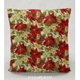 thumbnail image 3 of Christmas Poinsettia Pillowcase / Pillow Cover (14 x 20), 3 of 4