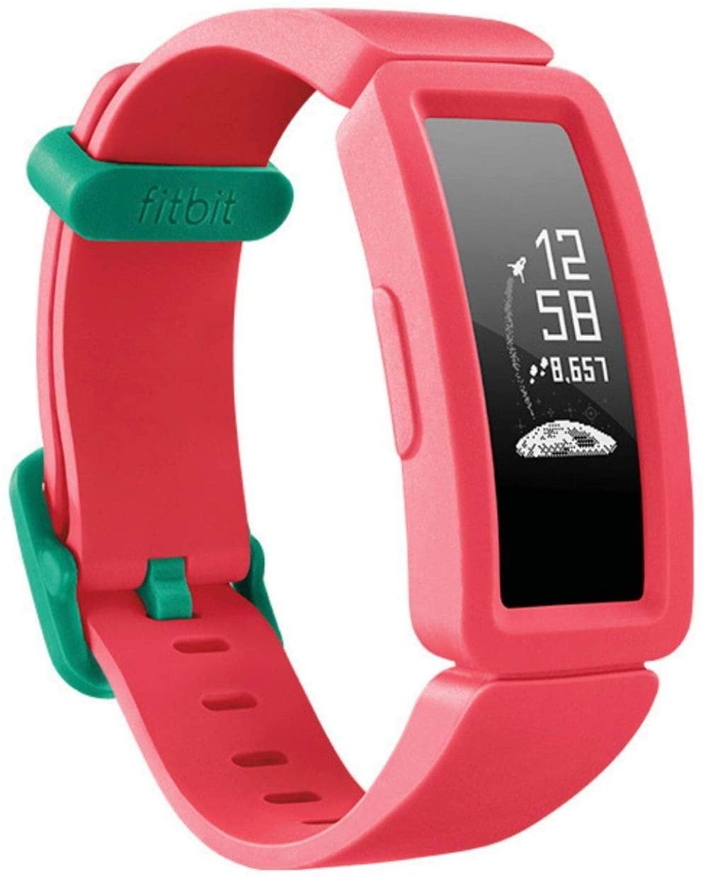 Fitbit Ace 2 Activity Tracker for Kids, 1 CountColor: Watermelon + Teal ...