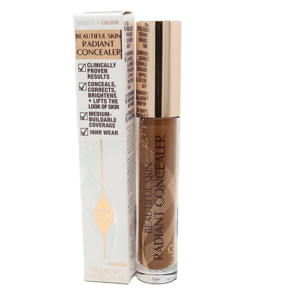 Charlotte Tilbury Beautiful Skin Radiant Concealer 0.25oz 16.5 Deep Fonce New