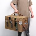 thumbnail image 6 of Tactical Camping Storage Bag - 46L Utility Tote Bag Trunk Organizer (Black), 6 of 10